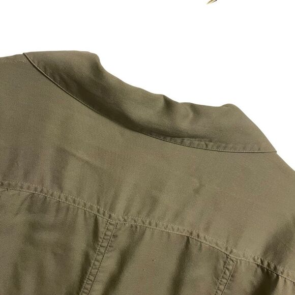 Chico's Embellished Military Inspired Artisan Utility Jacket Size 2 or MED - Picture 7 of 8